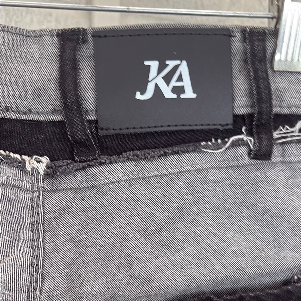 JK Attire Womens Black US 2 UK6 Testing Reverse Inside Out Graffiti Skinny Jeans - Picture 8 of 14